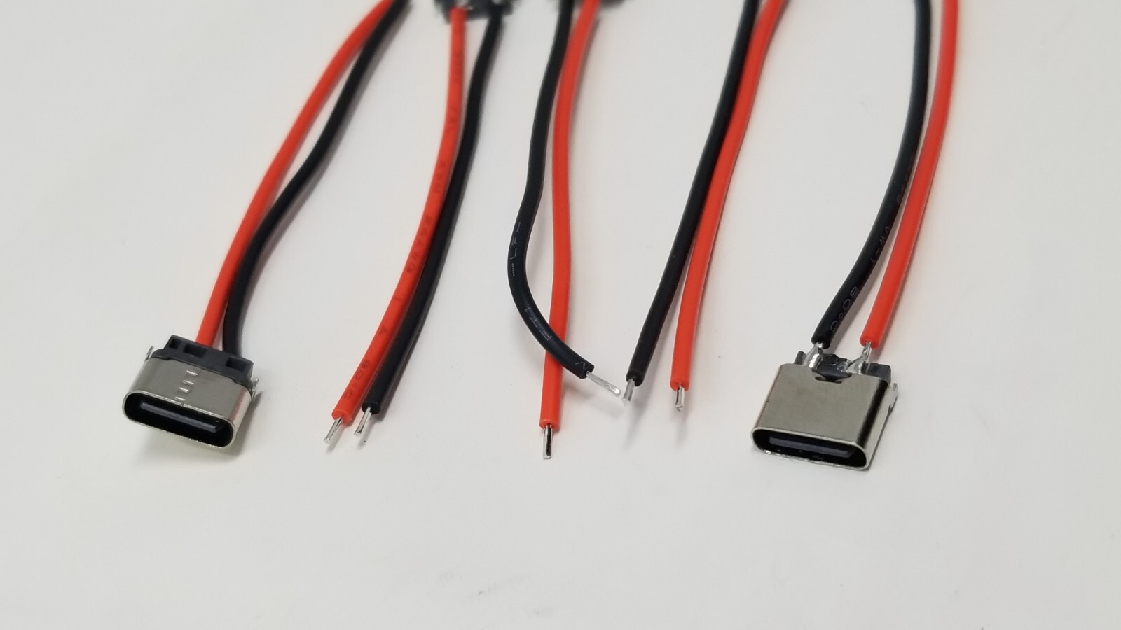 USB C Type-C Female Connector Pigtail 2 Wire DIY Electronics Port