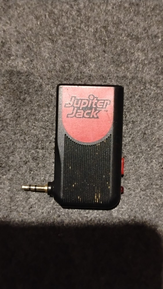 Jupiter Jack FM Transmission Portable FM Transmitter Black Red 3.5mm Jack