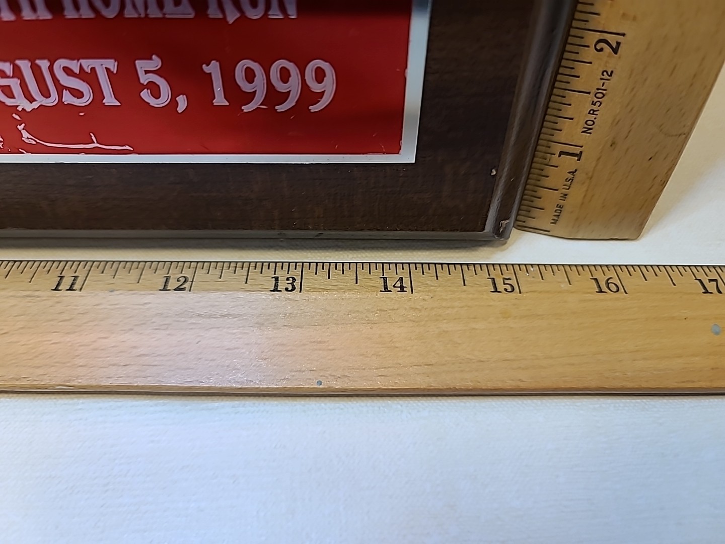 Mark McGwire 500th Home Run Display Plaque – Vintage MLB Collectible