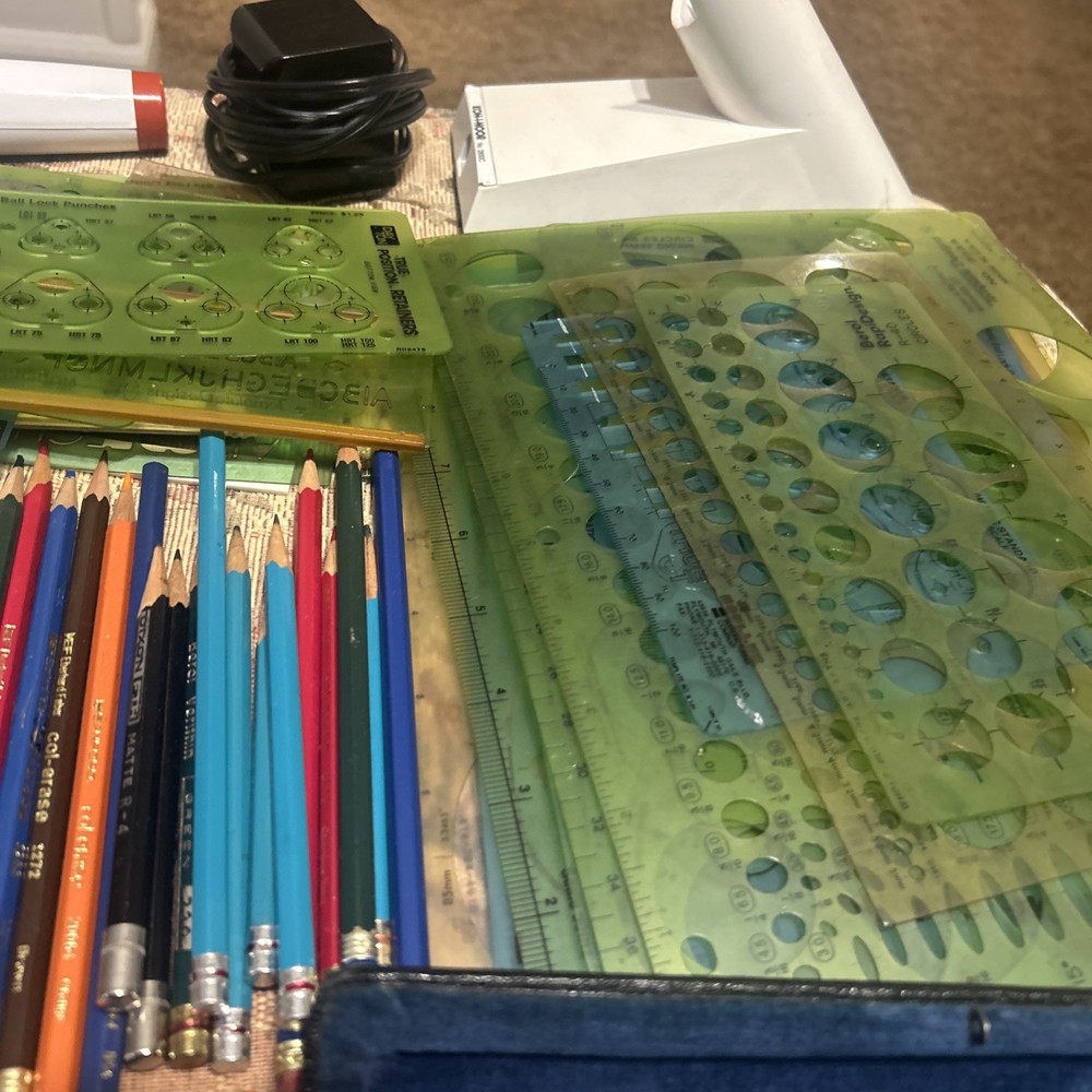 Large Lot Professional Drafting & Architecture Tool & Inking Fixture Templates