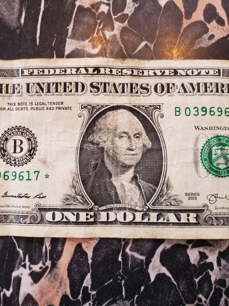 2013 B Star Note Duplicate Error Fancy Serial Number! Let's Match! 🍐