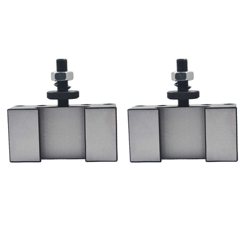 2 PACK BXA #1 Quick Change Turning & Facing Tool Post Holder 250-201 For Lathe
