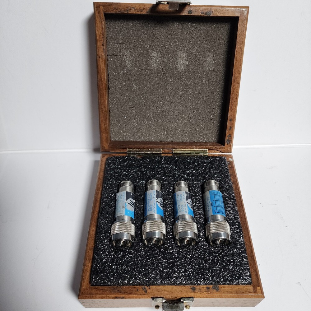 HP 11582A Attenuator Set (8491A 20DB 10DB 6DB 3DB)