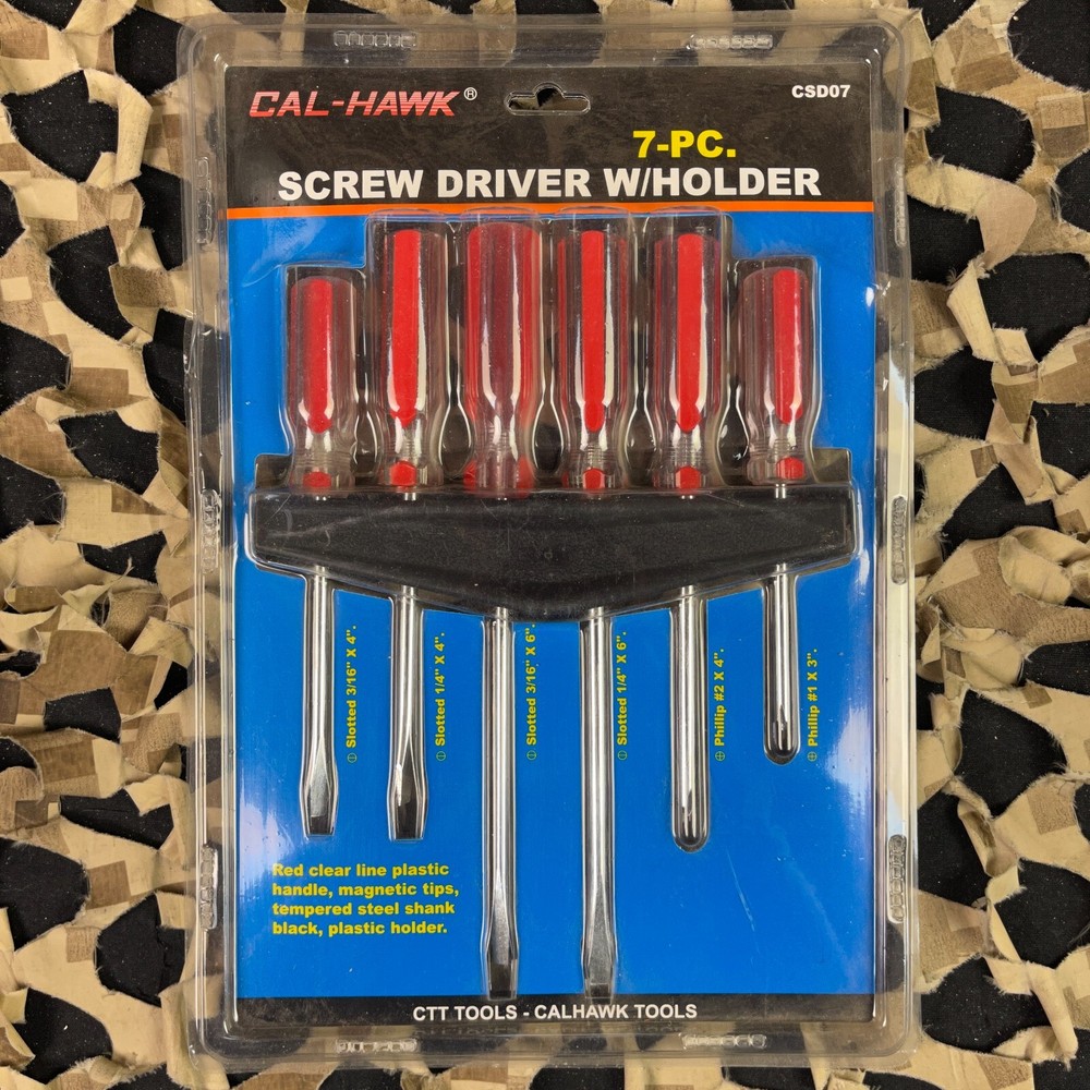 NEW 7-pc. Screwdriver Set w/ Holder