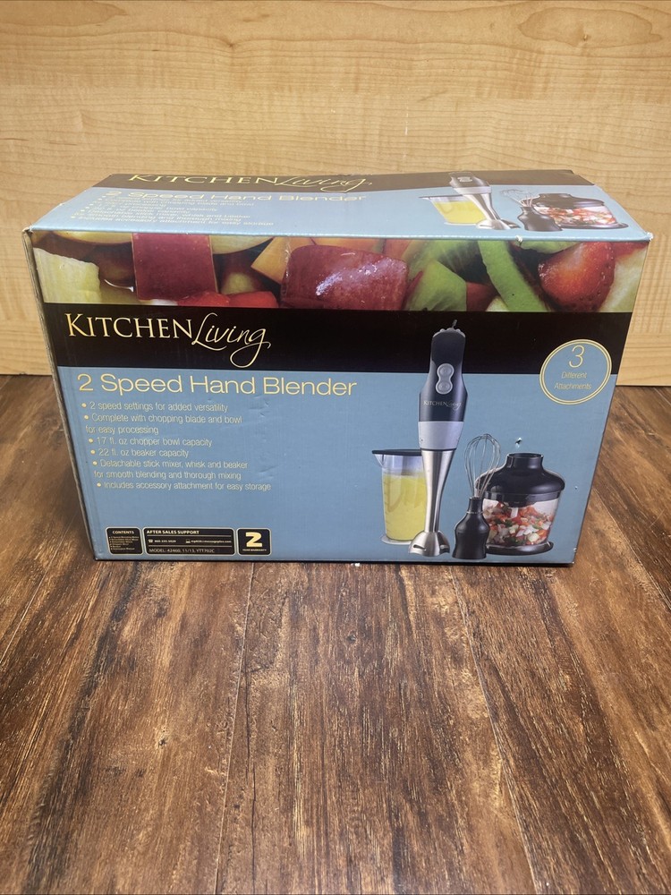 Kitchen living two speed hand blender