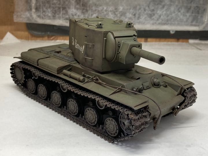 Assembled Kv-2 Tamiya 1/48 Japan