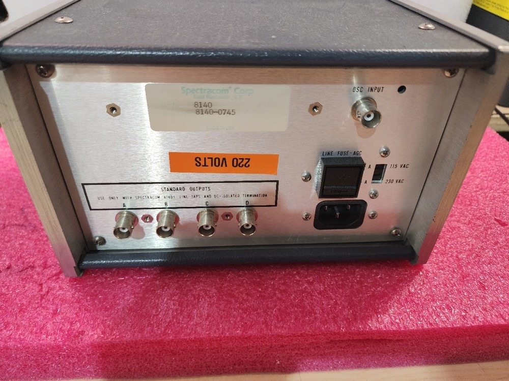Spectracom 8140 Frequency Distribution Amplifier Untested!