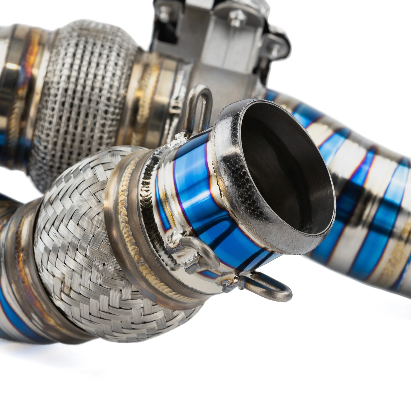 RPM Can-Am Maverick R TITANIUM 3" E-Valve Mid Pipe Electronic Dump Valve Scratch