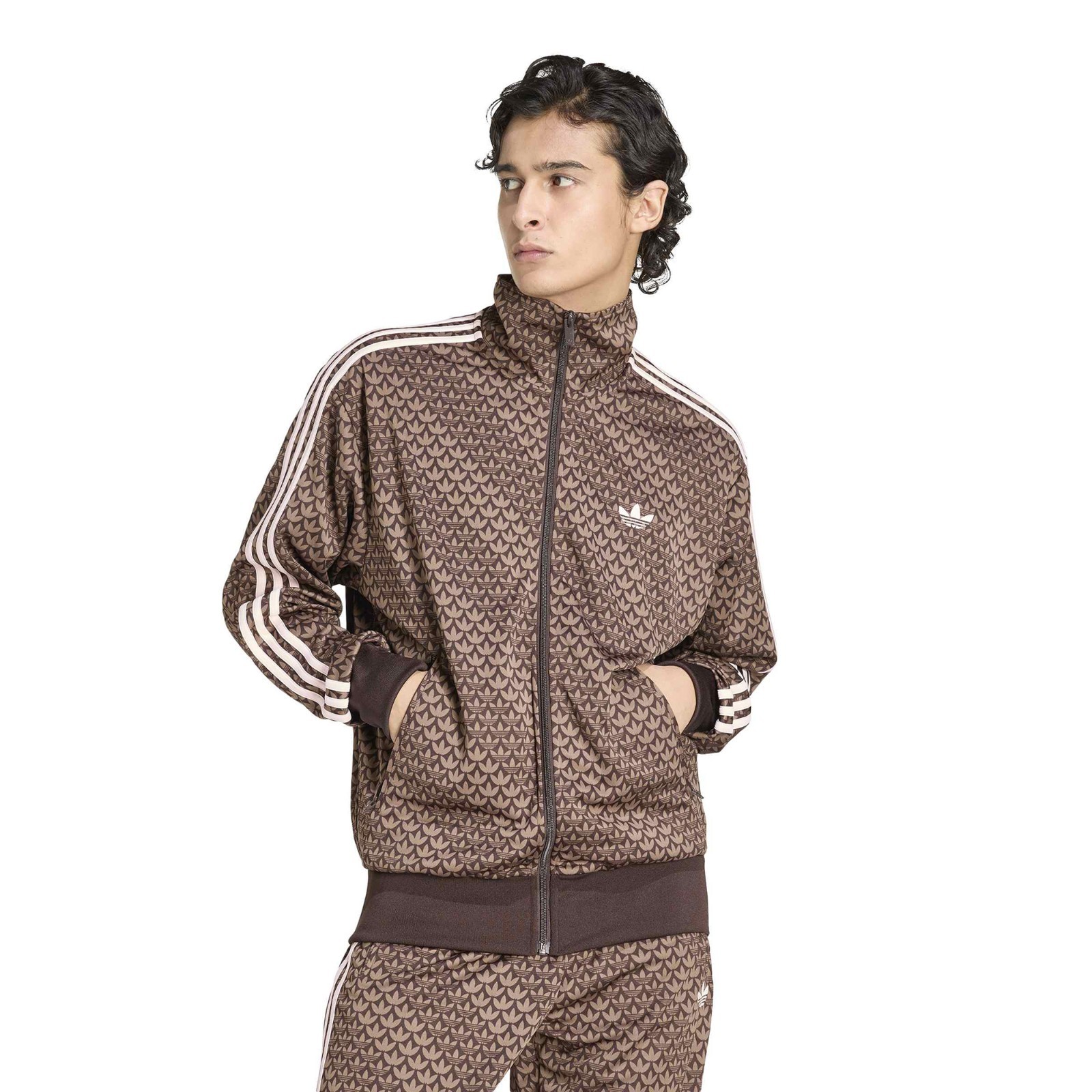 Adidas Originals Men's Firebird Monogram Green Track Jacket KE1677 Pants KE1678