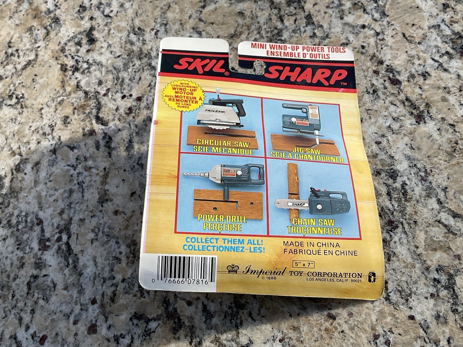 1988 Vintage Wind Up Skil Imperial Mini Power Tools Complete Set Lot Of 4