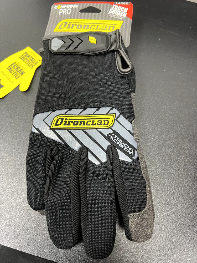 Ironclad Command Impact Gloves Black/Gray L 1 pair