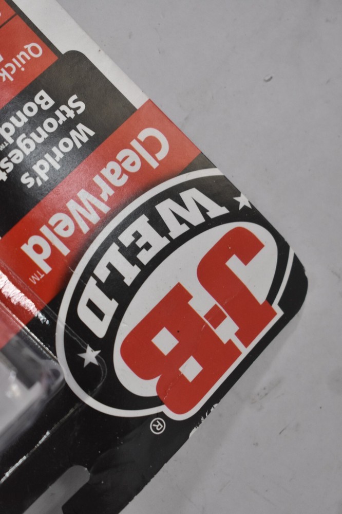 JB Weld Clear Weld Quick Setting Epoxy 25ml Transparent Yellow Multi Purpose Use