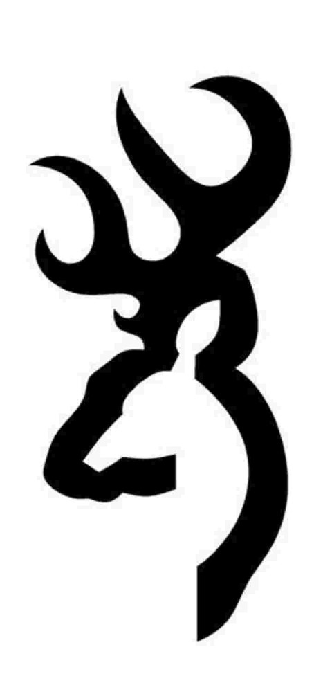 Buck - Browning logo High Quality Stencil 10 mil -  Reusable Patterns