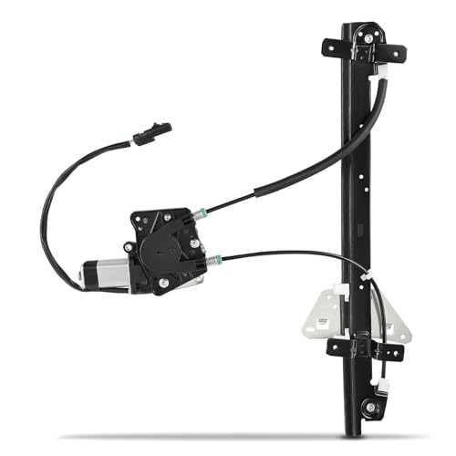 Front Driver Side Power Window Regulator with 2-Pin Motor Assembly for Dodge
