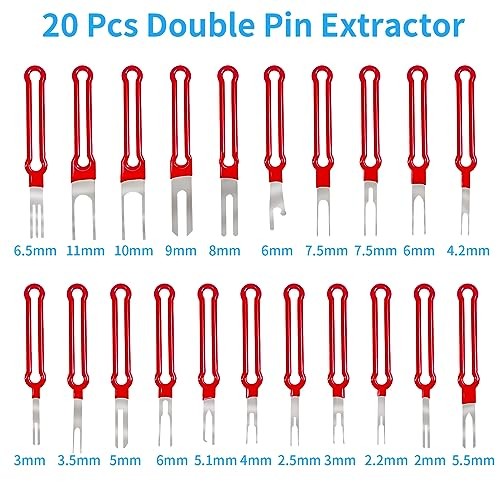 Terminal Removal Tool Kit 39 Pcs, Upgraded Broken Key Extractor Kit, Wire