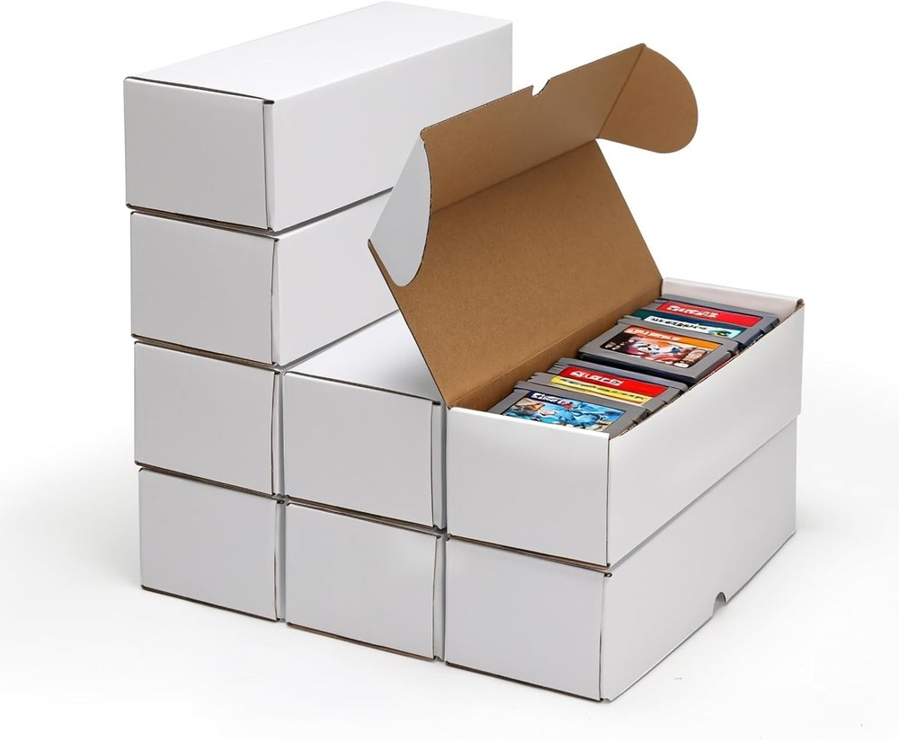 Multi-Purpose Card Storage - 25 Brown Boxes with Writable Labels, 900 Capacity
