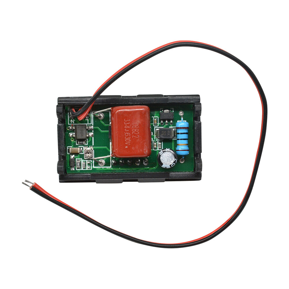 0.56"LED Red 2-Wire Voltmeter Digital Voltage AC70-500V Panel Volt Ammeter Meter