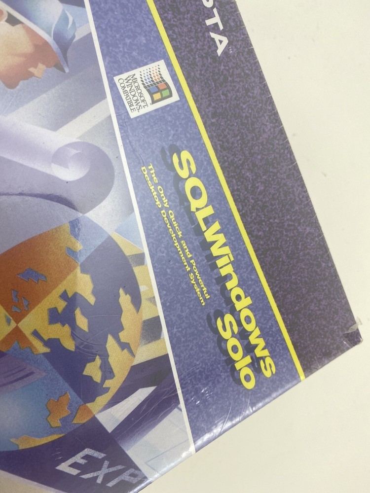 Vintage Computer Software Gupta SQLWindows Solo SQL Windows 5.0 3.5" Disks