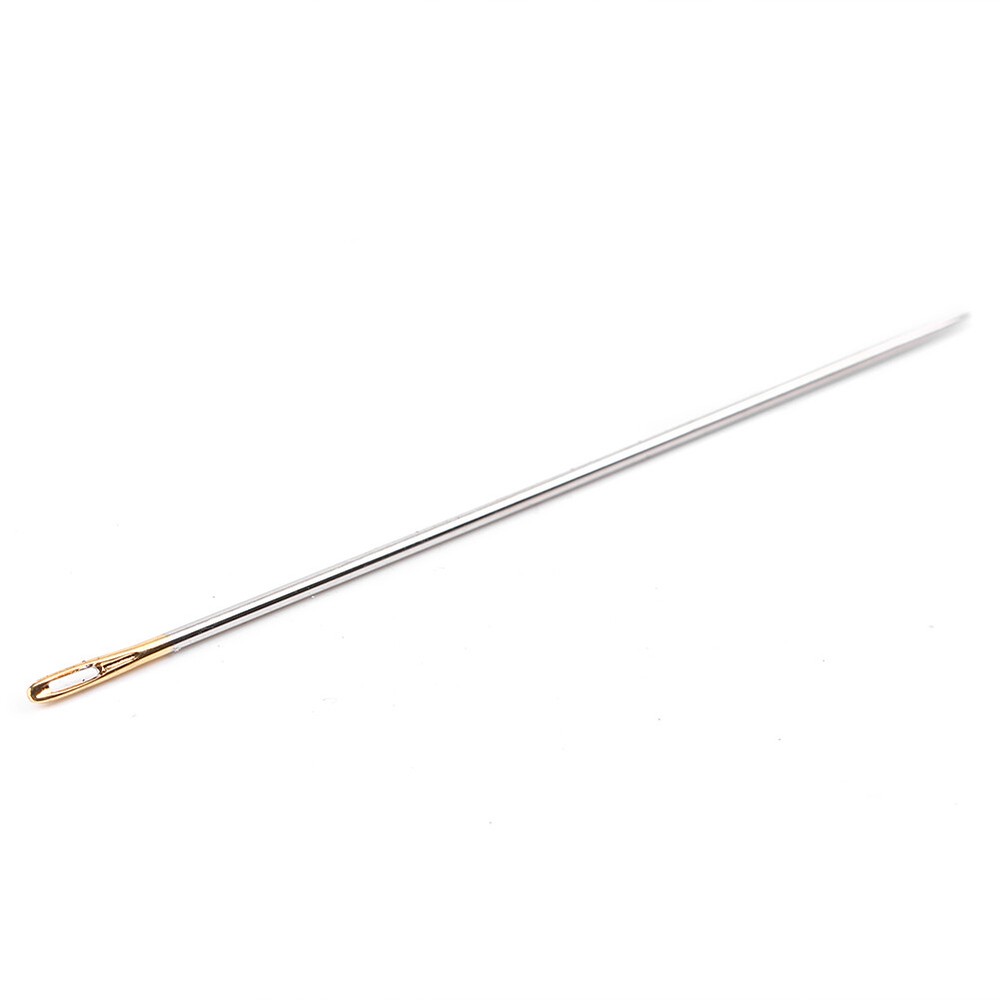 12pcs Steel Stitching Needles Canvas Sewing Leather Patch Craft Replacement