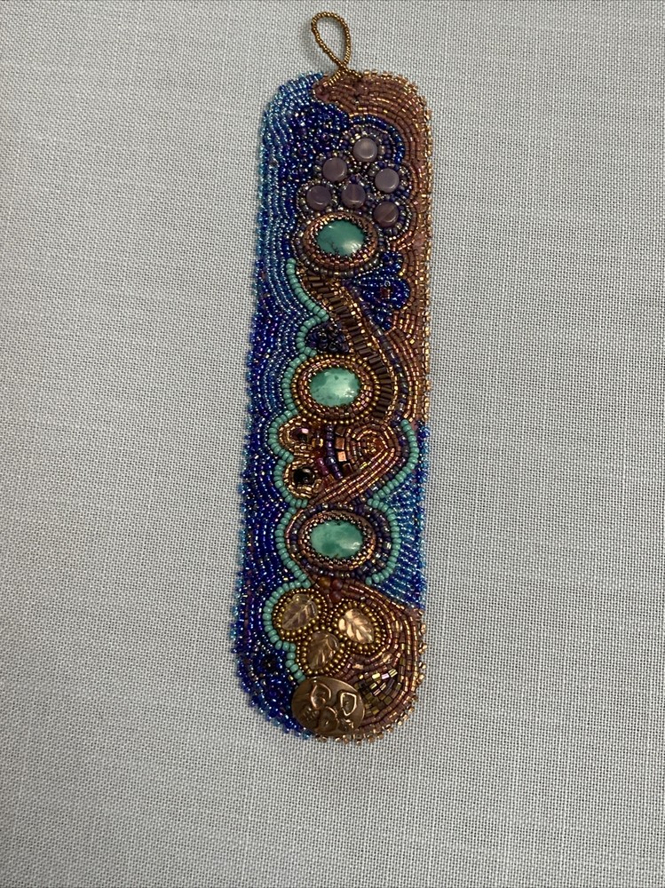 Unique Artisan Seed Beed & Gem Encrusted Bracelet
