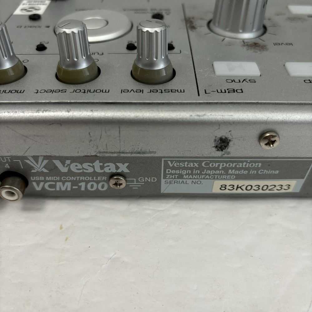 Vestax Controller VCM-100 DJ - Untested