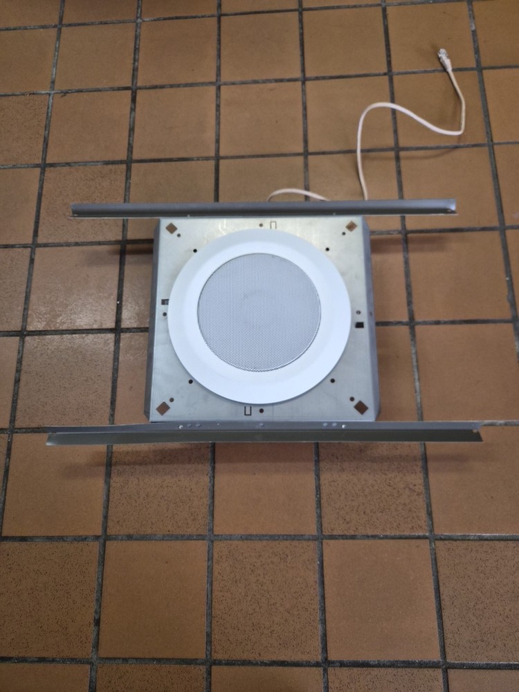 ADVANCED NETWORK IPSCM-RM 8" ROUND CEILING INTERCOM SPEAKER Used Pulled From Wor