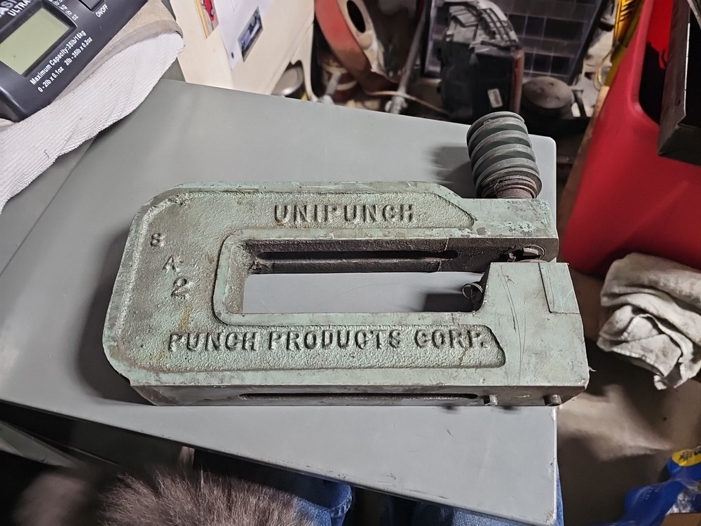 UNIPUNCH 8A-2  8" X 2" Frame Punching Unit Punch Press Tool