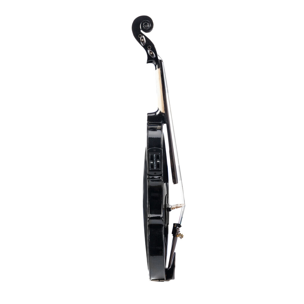 4/4 Full Size EQ Violin with Case Bow String Shoulder Rest Tuner Black
