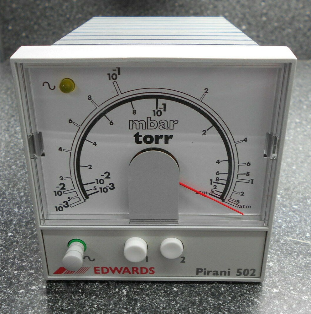 EDWARDS D39512000 PIRANI 502 VACUUM GAUGE CONTROLLER UNIT