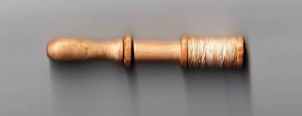 BEECH WOOD SPINDLE Hand Yarn Roller