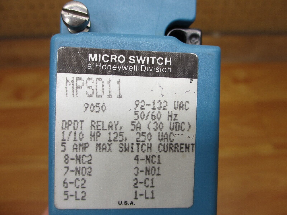 Honeywell Micro Switch MPSD11 *NEW* Microswitch Relay