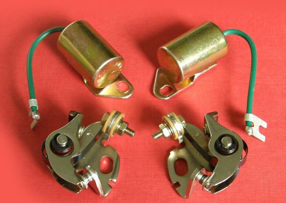 HONDA CB550 CB750 DAIICHI OEM REPLACEMENT POINTS LEFT AND RIGHT CONDENSOR SET