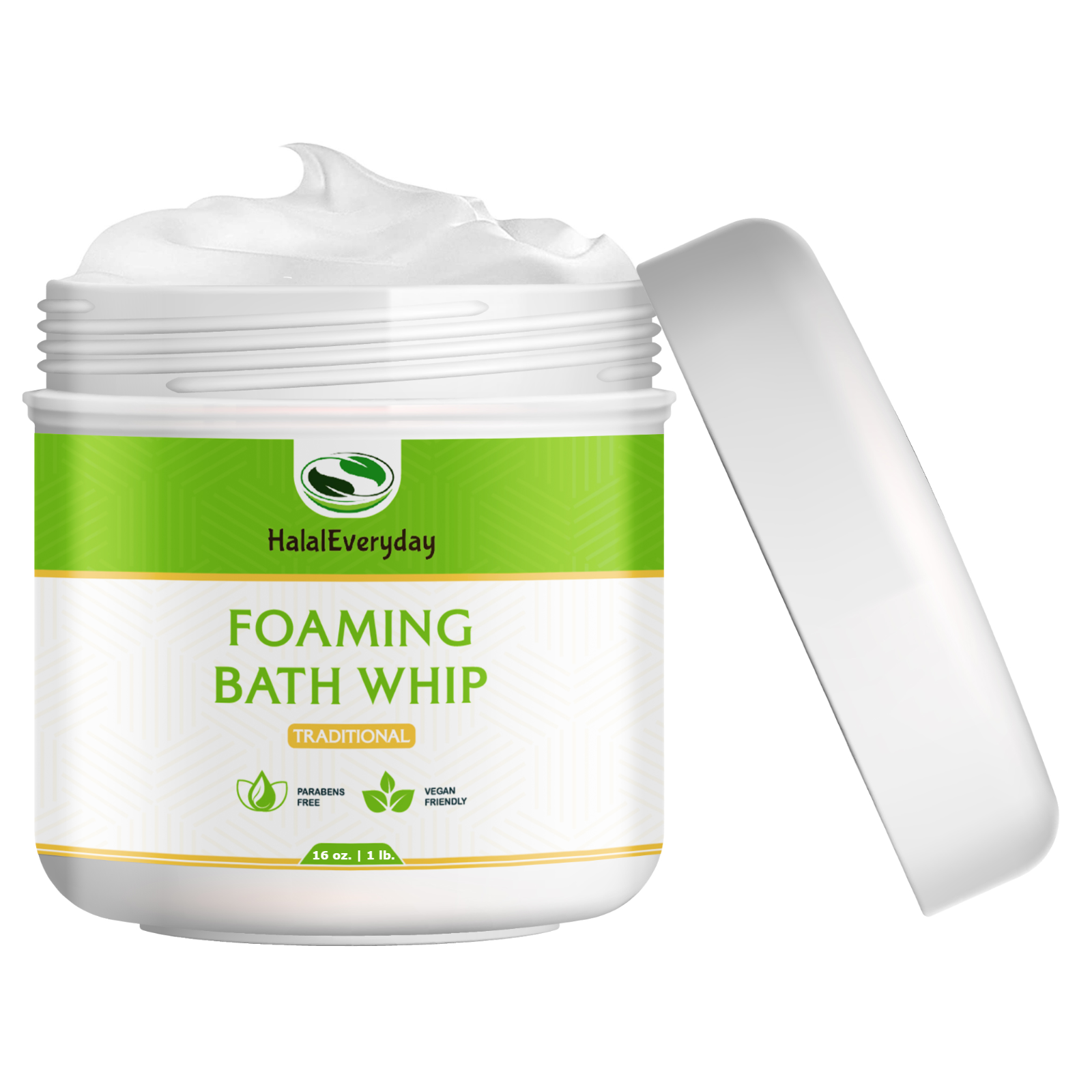 Foaming Bath Butter Whipped 1 LB - 100% Pure Premium Quality Scrub Skin Body DIY