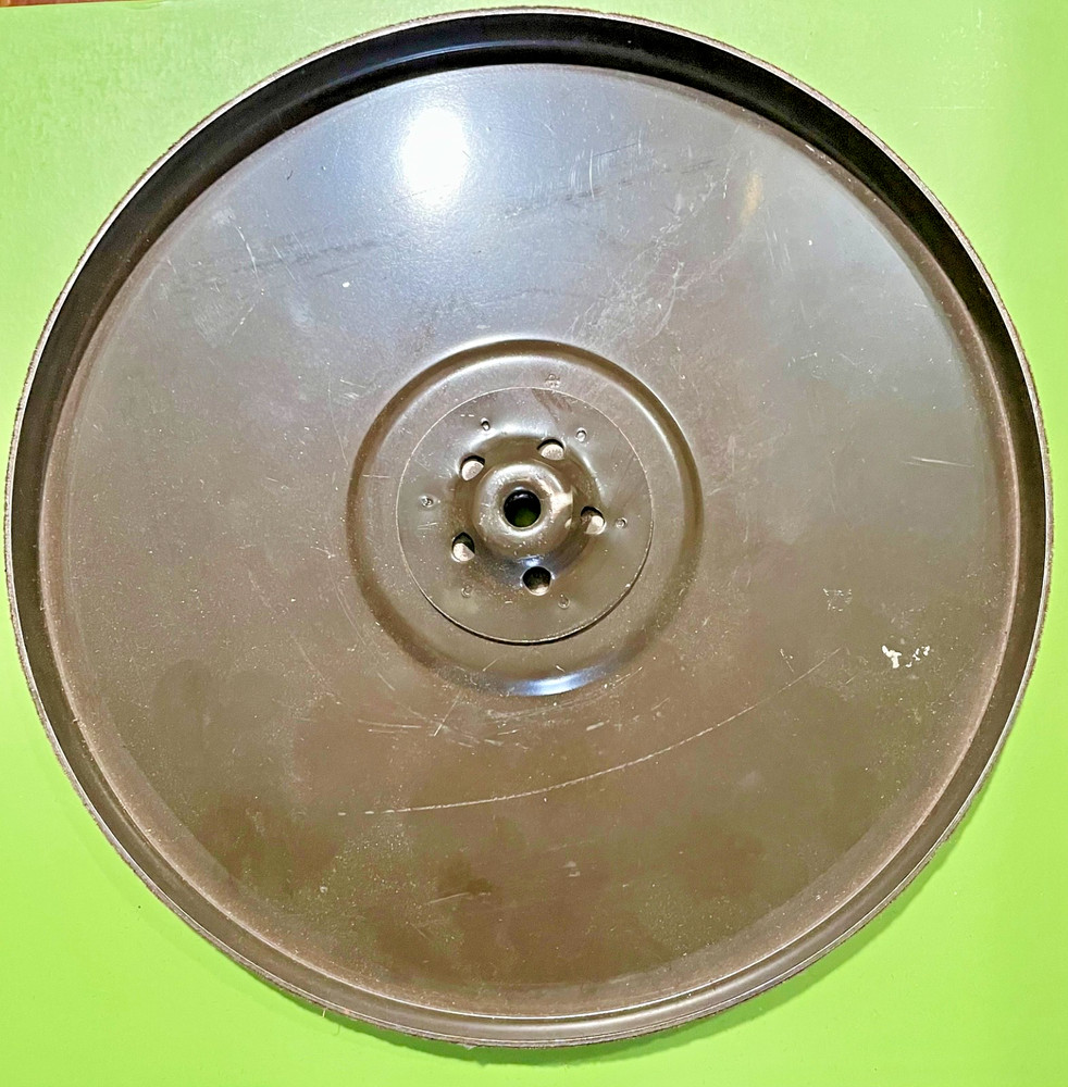 9" Vintage Phonograph Felt Covered Turntable Platter