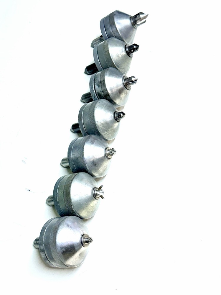(7) T-Drill Copper Pipe Drill Tee Forming Bit Collaring 7 Pcs.