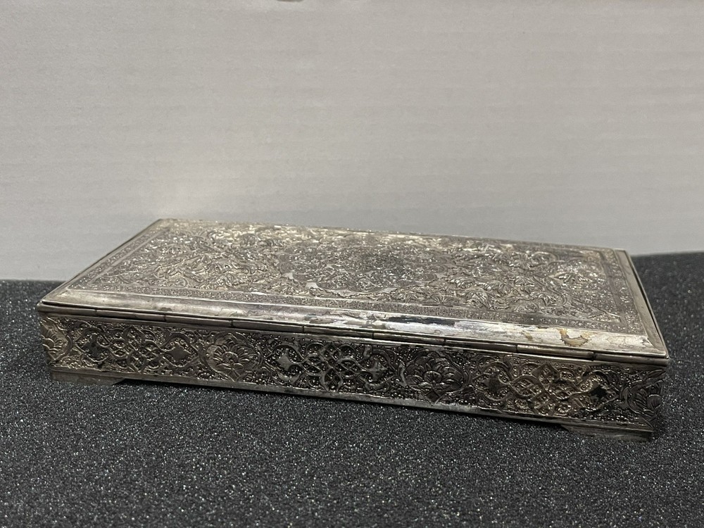 Antique box model craftsmanship 800 Sterling Silver 308g