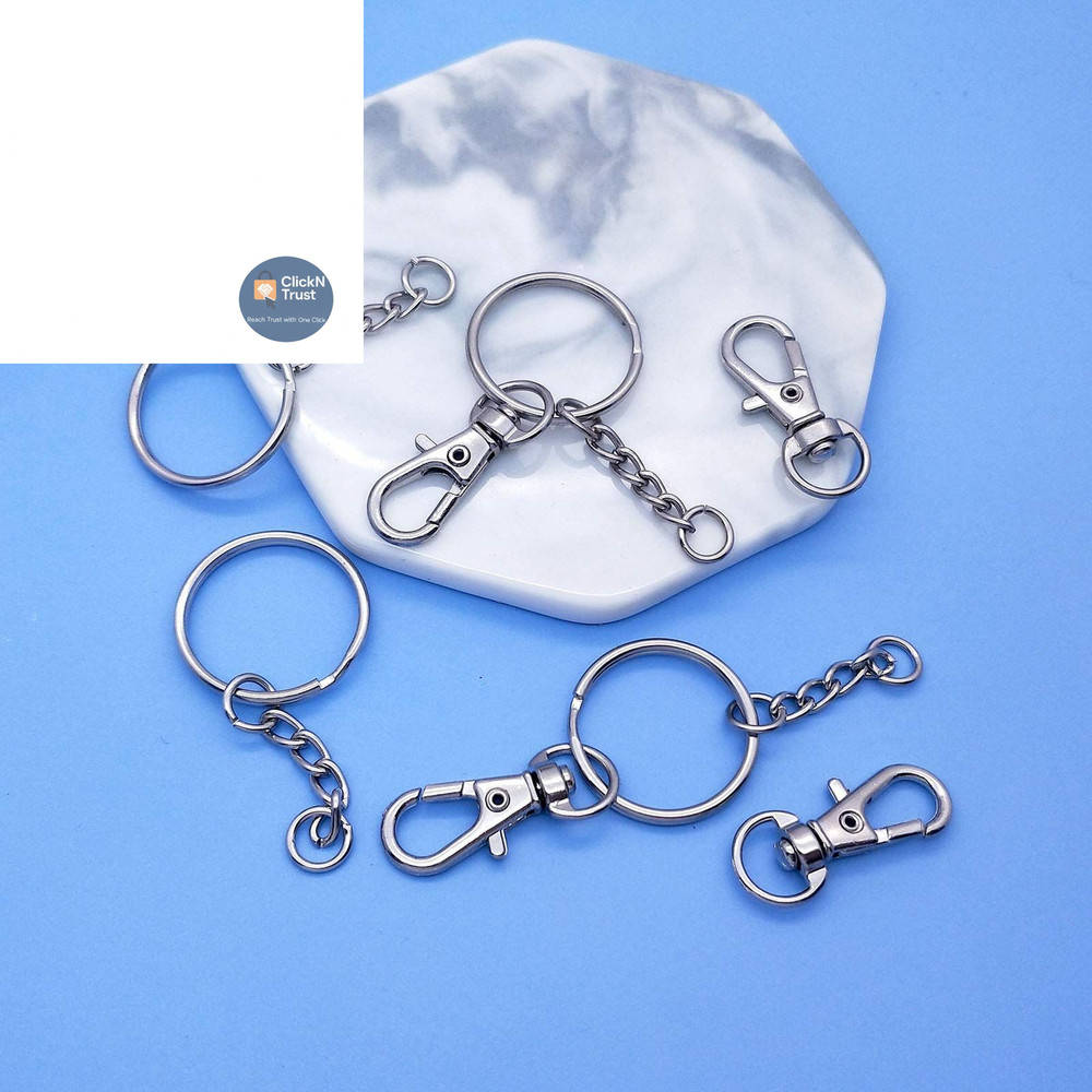 150Pcs Swivel Snap Hook Set,Stainless Small, Set
