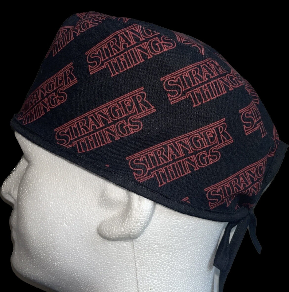 Stranger Things Logo Scrub Hat Chemo Cap