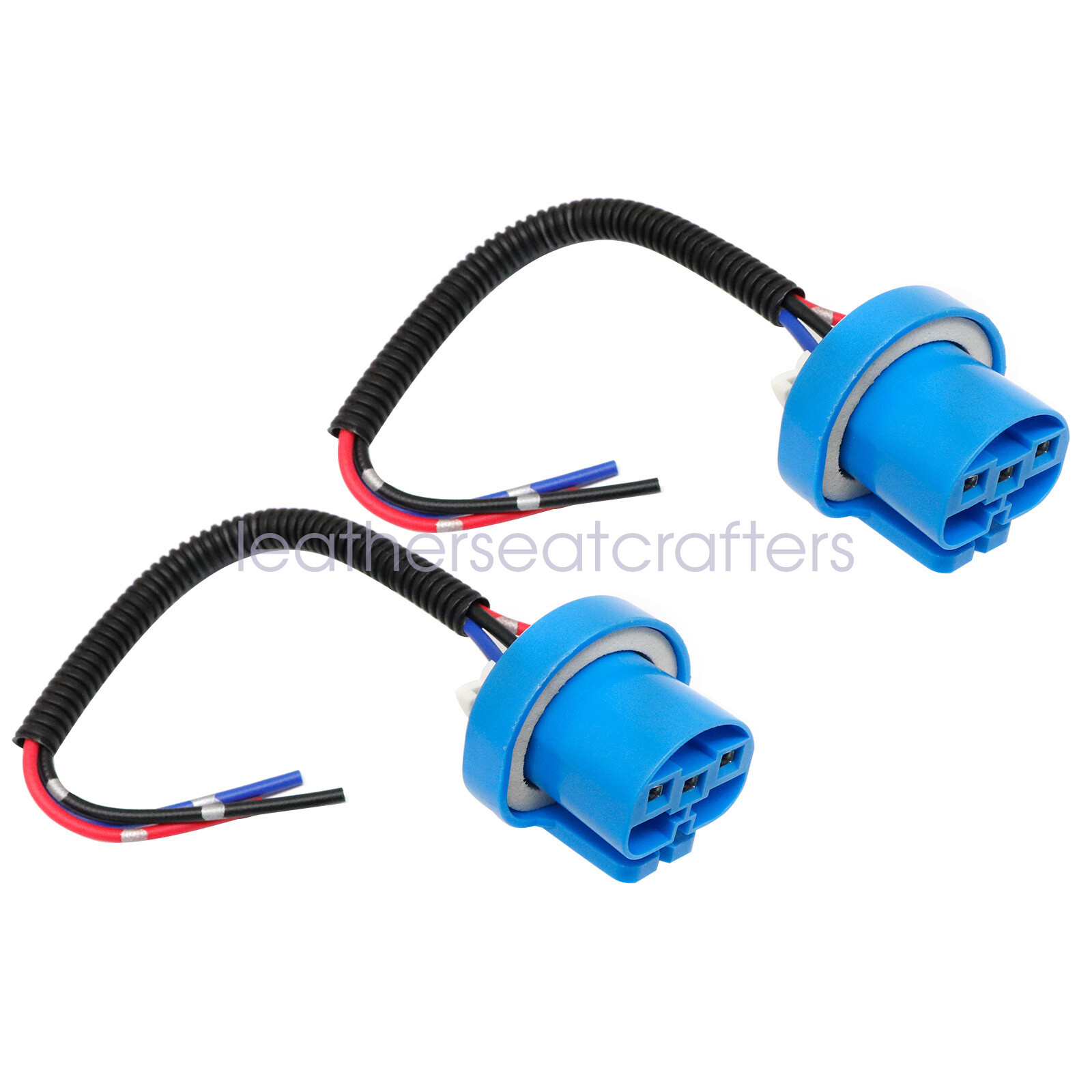 2PCS Wire Pigtail Female P 9007 HB5 Head Light Connector Adapter Harness Socket