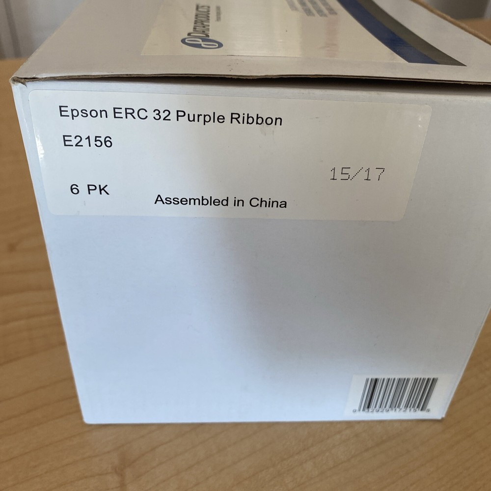 6 Pack Epson ERC 32 Purple Ribbon E2156 Dataproducts