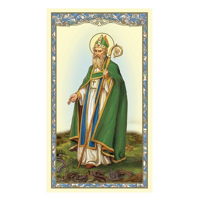 Irish Blessing Prayer - St. Patrick - Laminated Holy Card