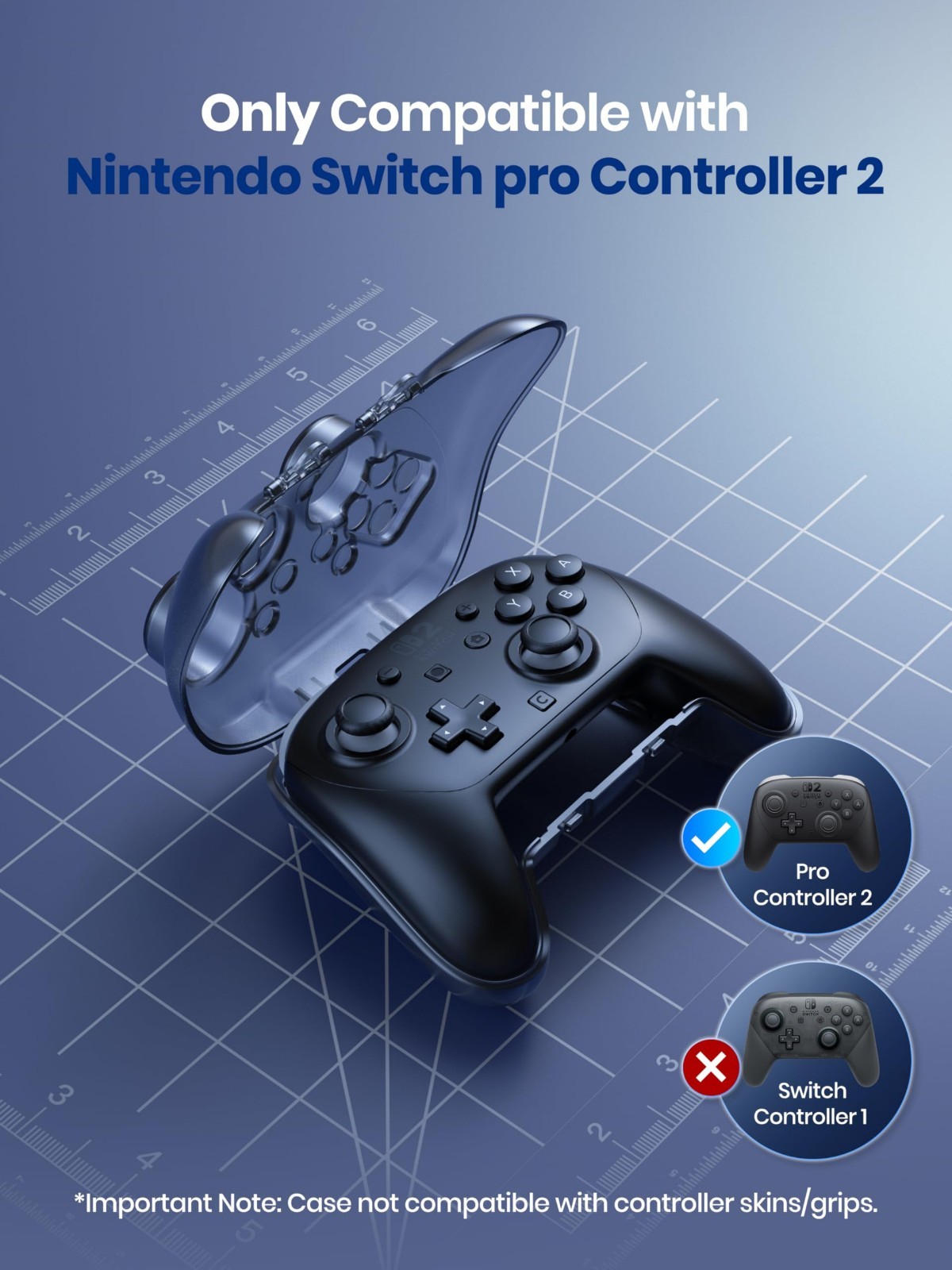 Protective Case for Nintendo Switch 2 Pro Controller Hard Carrying Case Travel