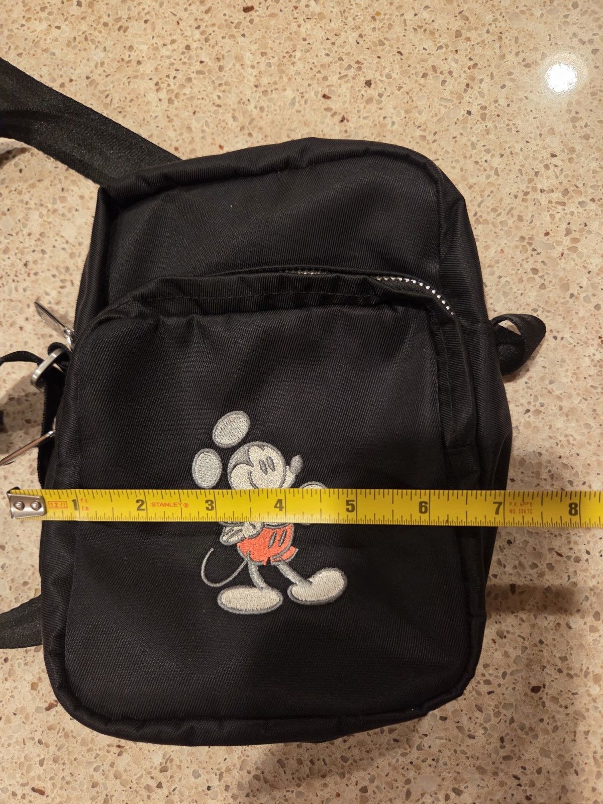 Mickey & Friends Genuine Mouseware Crossbody Bag BLACK NEW