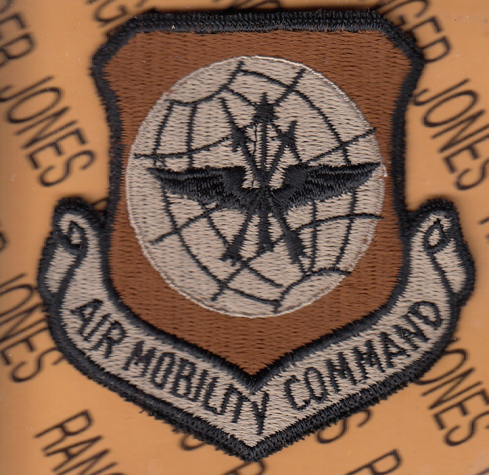 USAF Air Force Air Mobility Command AMC Desert DCU ~3" patch c/e