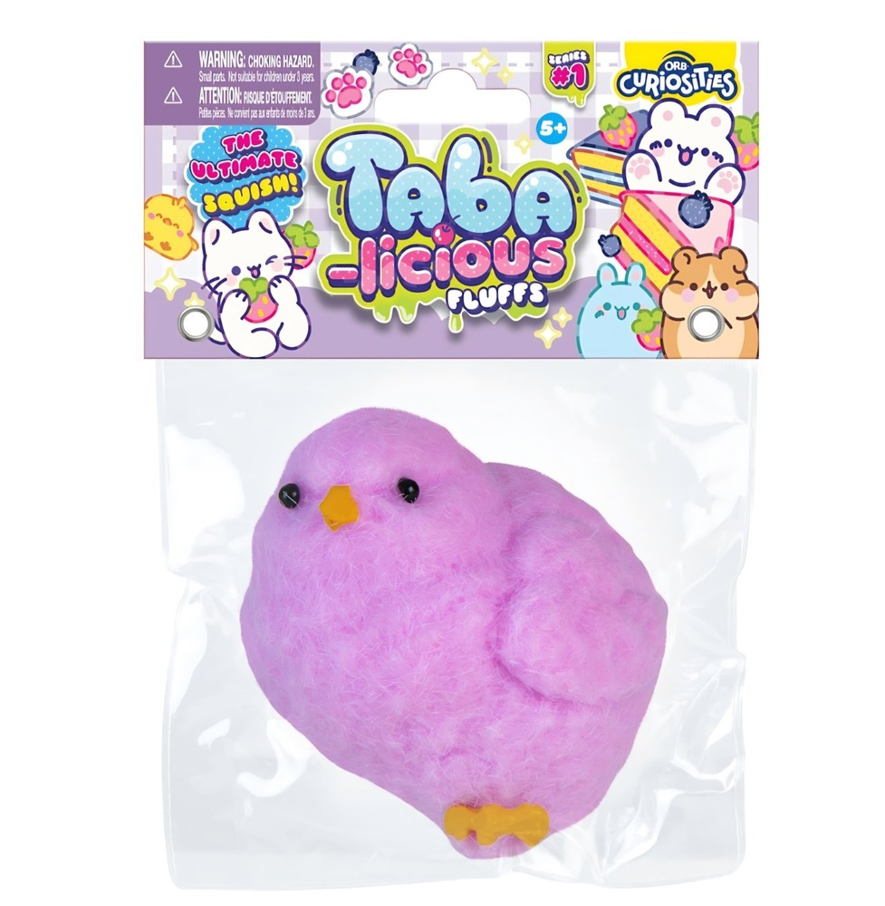 Taba-licious Fluffs PINK CHICK Orb Curiosities Easter Squeeze Toy Taba Squishy