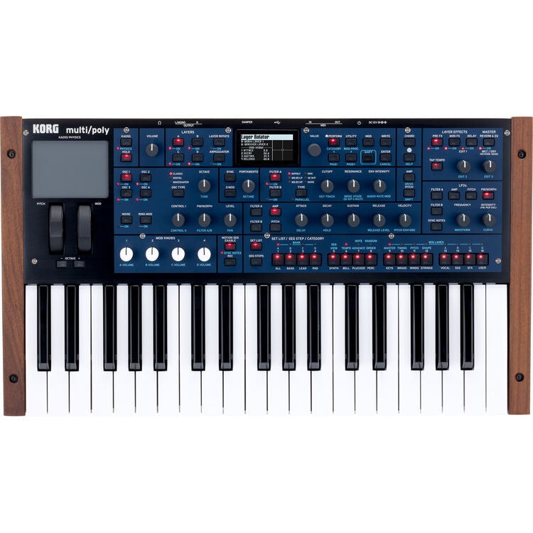 Korg Multi/Poly Analog-Modeling Synthesizer 37 key