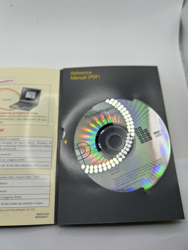 Nikon Picture Project 1.0 Software Reference Manual - 2 CD Discs