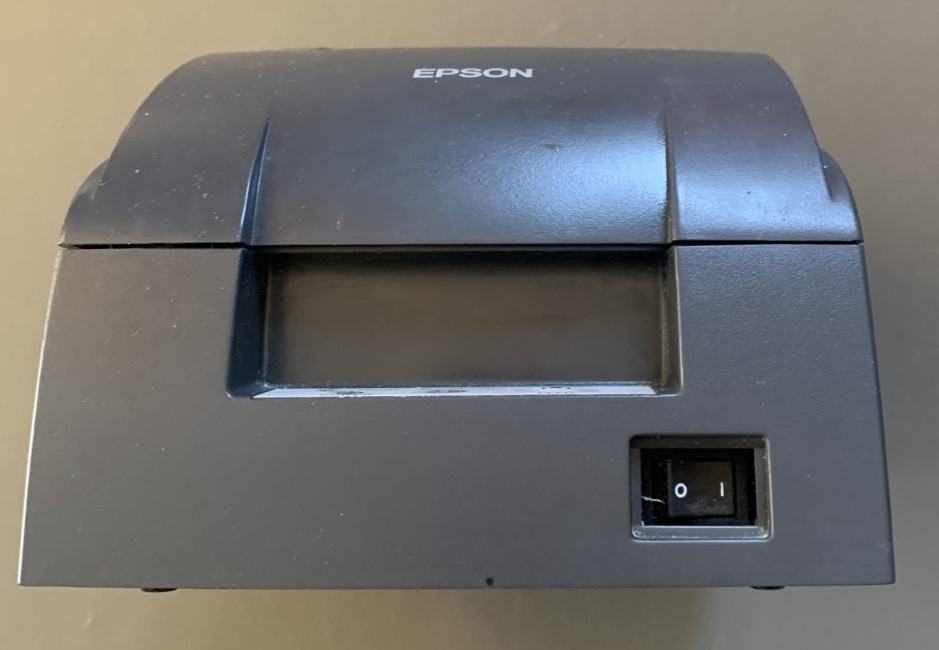 Epson TM-U220B M188B POS Receipt Printer Ethernet Network UB-E04 Tested No PS