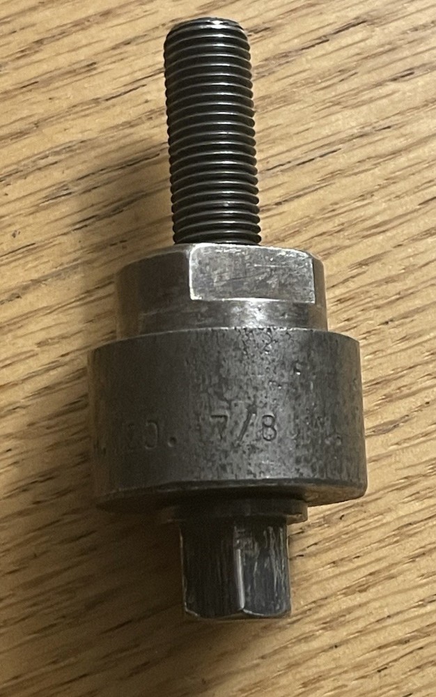 County Mach  7/8" diameter punch