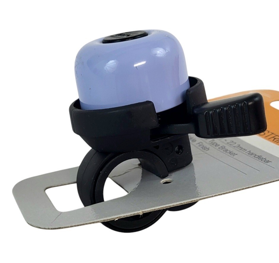 Serfas Brass-Multi Strike Bicycle Handlebar Bell - Blue - BLB-201PW